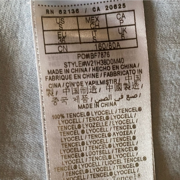 GUESS COLLAR shirt Tencel button Up Shirt light blue denim western look - Picture 4 of 4